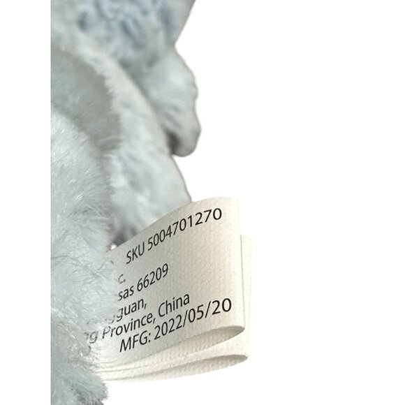 Demdaco NWT Blue Cow Lovey Security Blanket Soother Flat Rattle - Picture 8 of 8